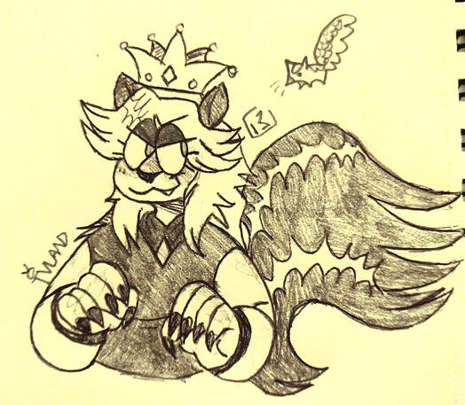 4/28/24 skunk + human hybrid (gift art)